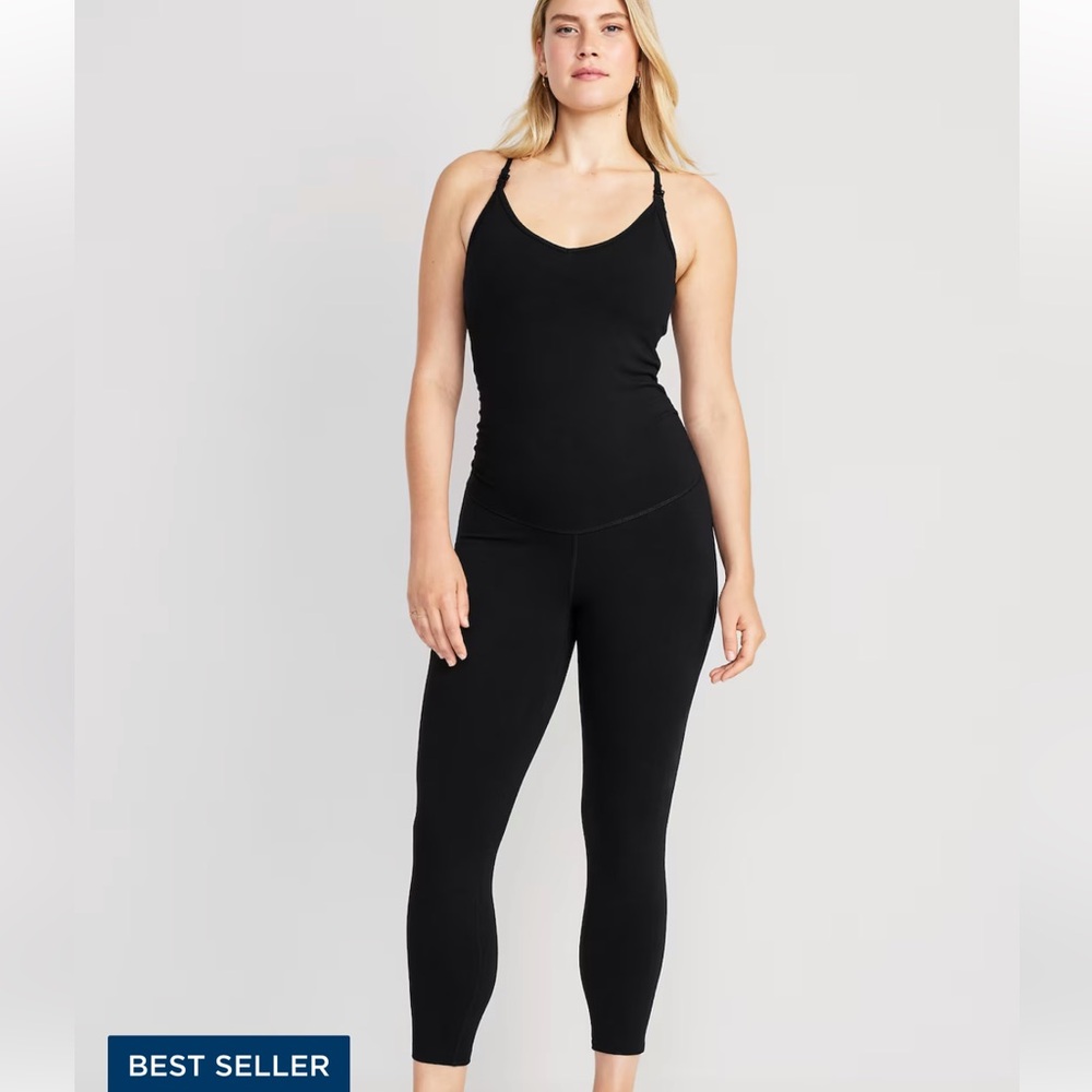Old Navy Maternity Powerchill Sleeveless 7/8 Length Jumpsuit
